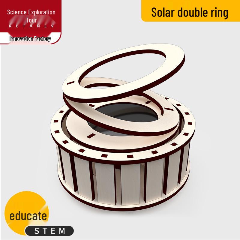 Solar-Powered Double Ring Puzzle for Elementary Science Education