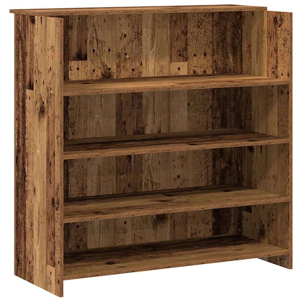 Biurko Recepcyjne Stare Drewno 180X50X103,5 Cm Drewno Klejone