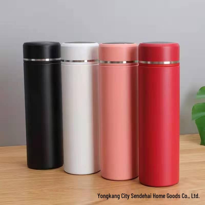 

Smart Temperature-Reading 316 Stainless Steel Insulated Cup for Men & Women - Frosted Business Gift 500ml белый