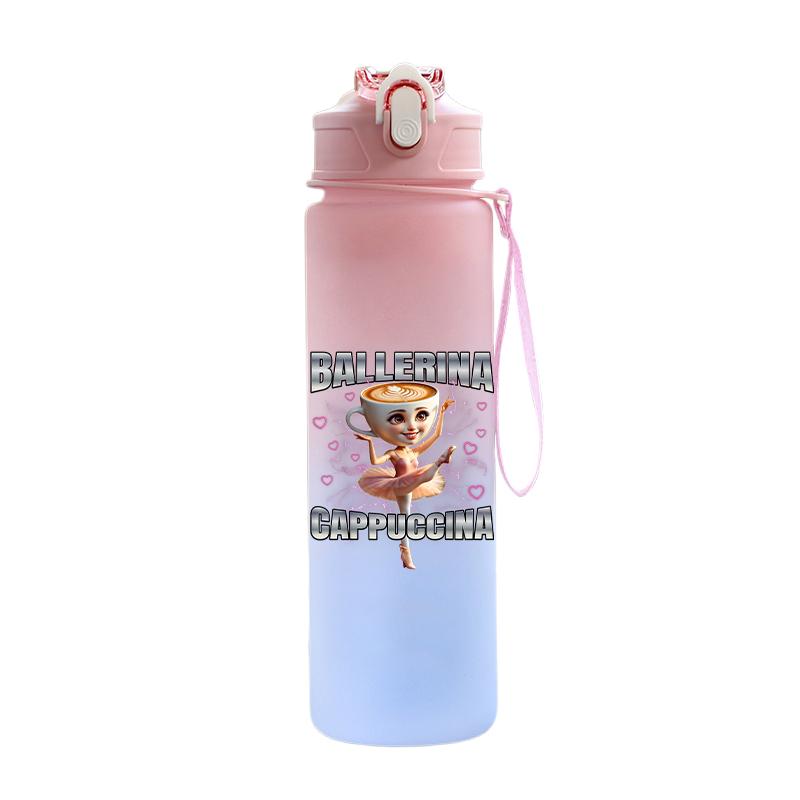 Tuang Tuang Tuang Printed 750Ml Water Bottle Anime Cartoon Large Capacity Drinking Cup Portable Outdoor Sports Water Cup Children Gift