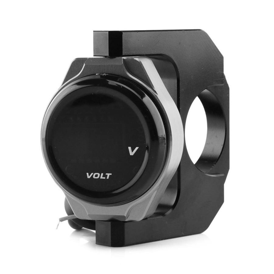 Universal Motorcycle Mini Red LED Digital Voltmeter Voltage Meter Instruments Guage With Bracket For Yamaha MT09 MT 09 MT-09 MT07 MT 07