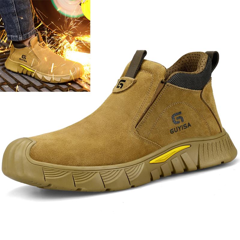 Men Boots New Safety Welder Shoes