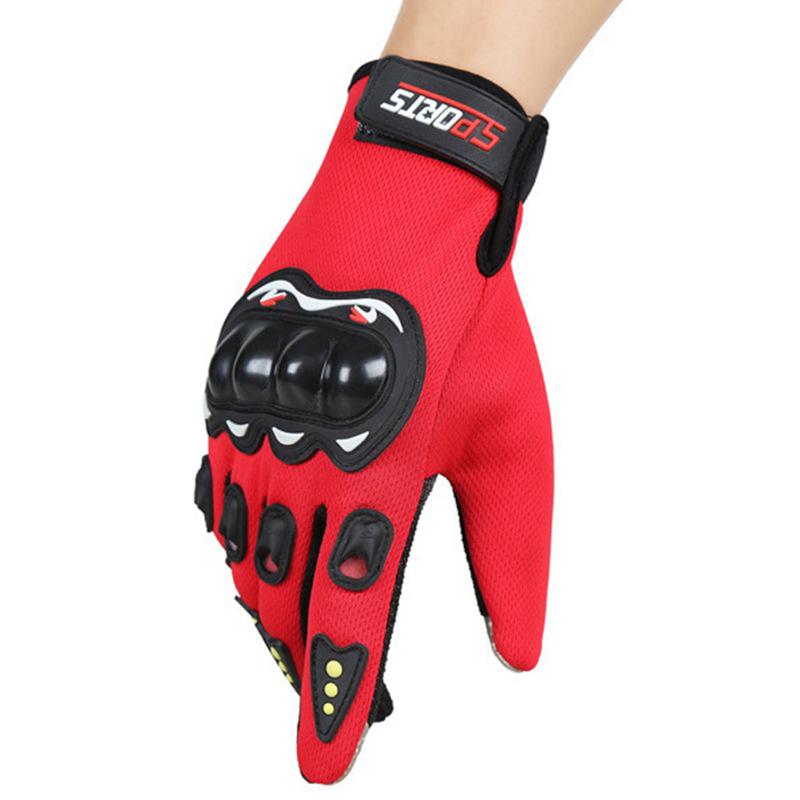 Paar handschoenen Carbon Fiber Bike Motor Motor Racing Handschoenen