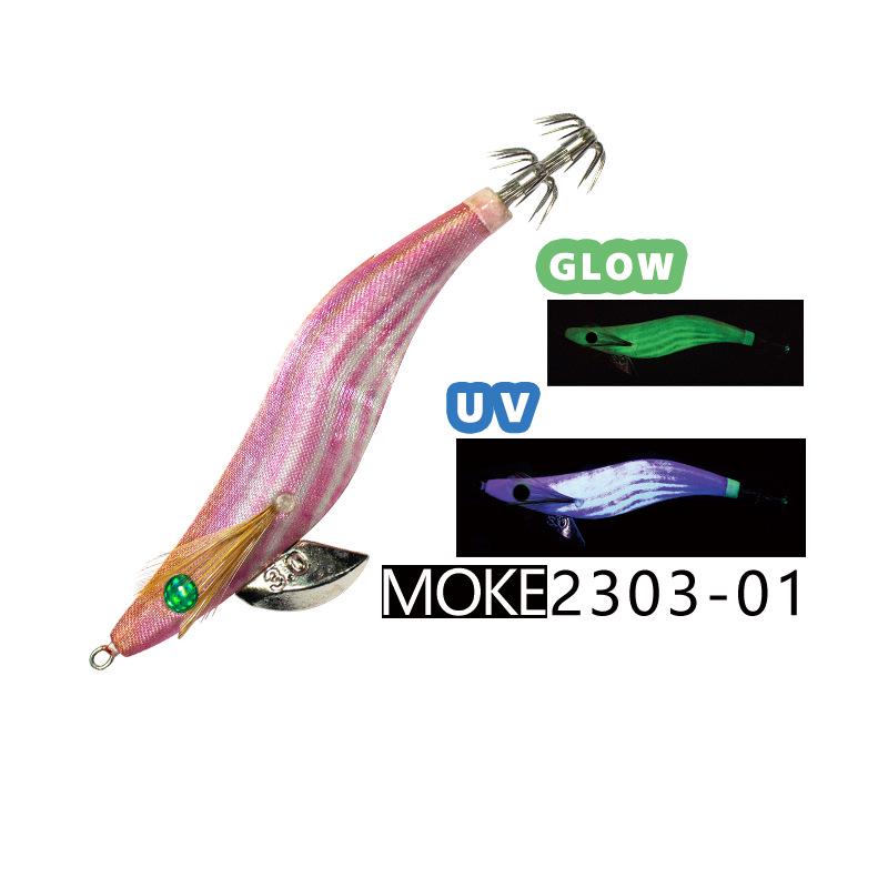 Luminous Squid & Shrimp Fishing Lure with Multi-spec Hook 3.0#