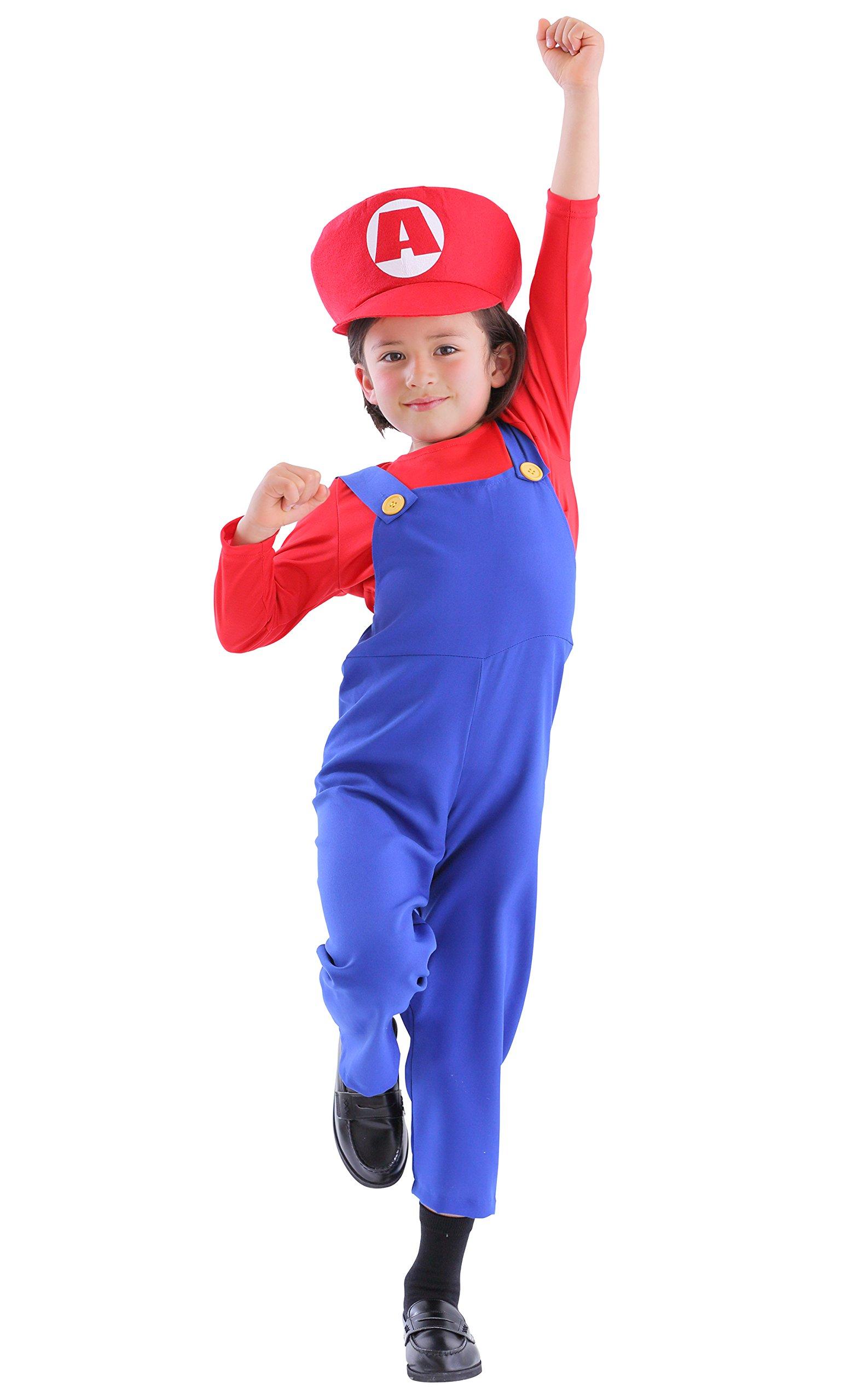 

Party City Косплей Красный Брат Дети 100см Красный