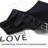 Pantaloni Harem alla Caviglia Larghi Casual Sottili Solidi Vita Elastica Donna Nuovo Nell'Abbigliamento Dolci Streetweat Estivi Pantaloni Lunghi