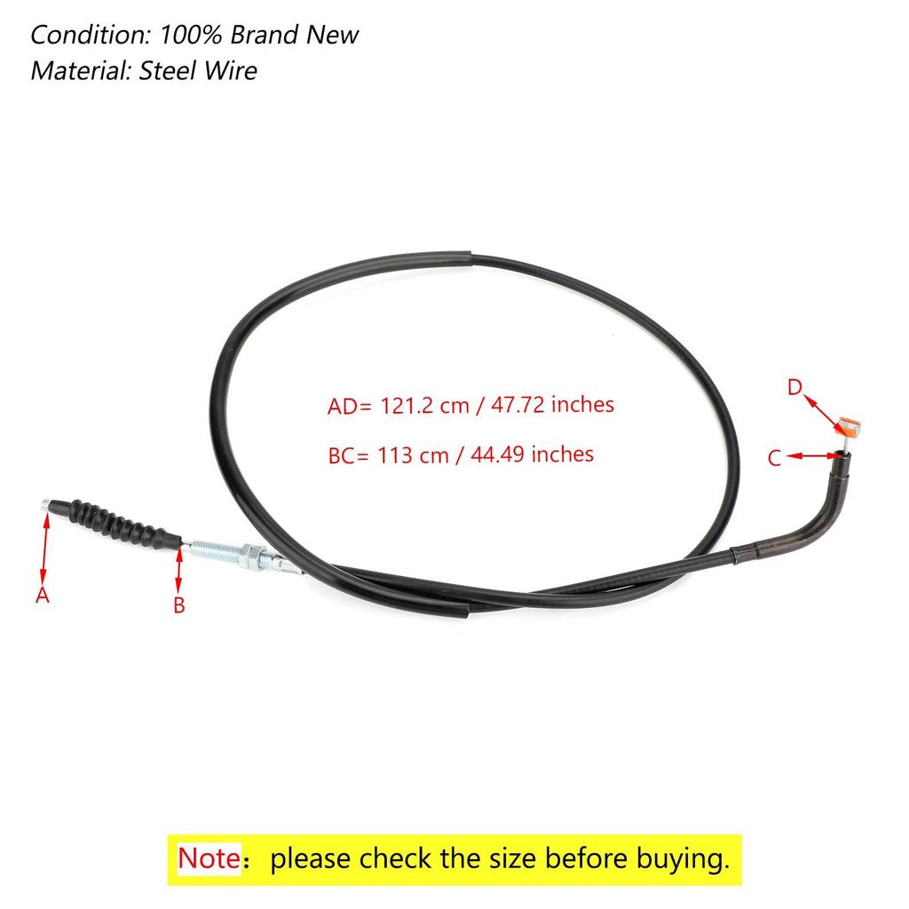Motorcycle Clutch Cable 1RC-26335-01 for Yamaha MT-09 FZ-09 MTN850 2014-2017