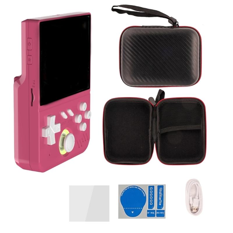 Portable Retro Gaming Console 64GB Build In Open Source System Compact Design High Resolution Screen For Game Experience