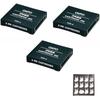 [3 Box Set of 18] Auto (Ohto) Fountain Pen Ink Cartridges, Black, European Standard, European Typ...