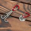 Outdoor Camping Octopus Rope Buckle Camping Deck Nail Fixed Tent Rope Buckle Spring Wind Rope Hook