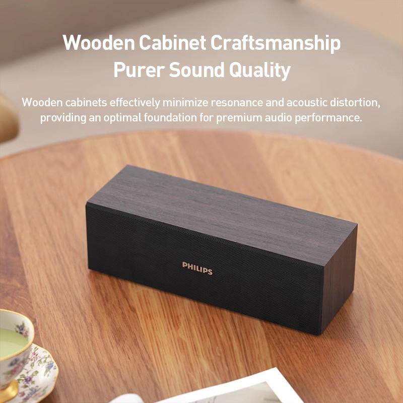 

Philips Wooden Bluetooth Speaker SPA3609
