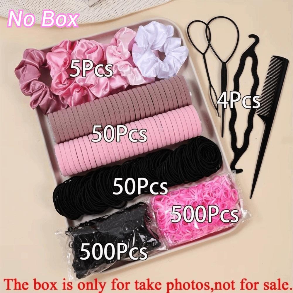 Seamless Hair Ties High Elastic Scrunchies New Ponytail Holders Girls Hair Styling