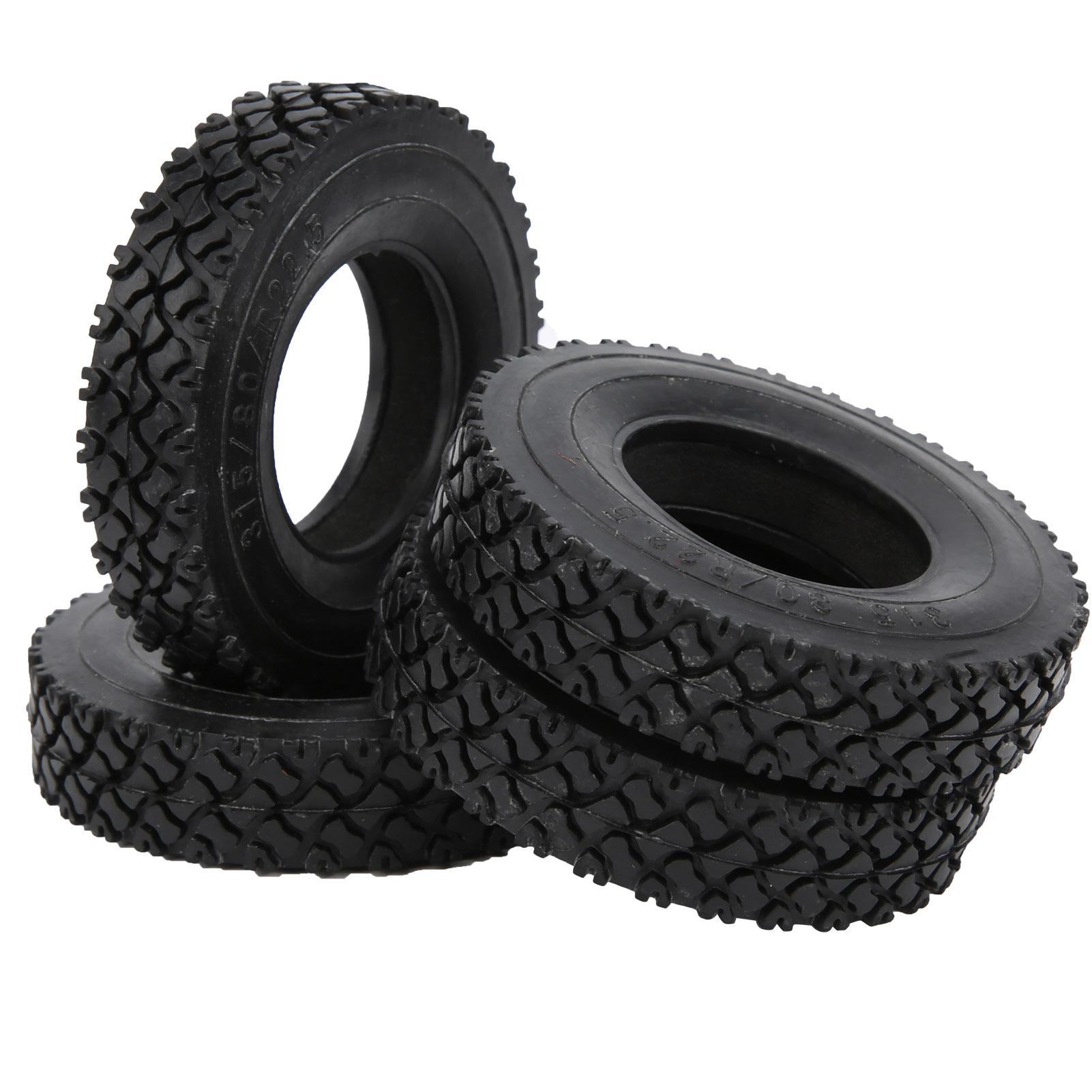 

4 шт. Ширина підошви взуття шириною 20 мм для тягача Tamiya 1/14 RC Car Black