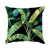 Tropical-Themed Green Leaves Pillowcase Bedroom Sofa Cushion Cover 100% Polyester Living Room Cushion Pillowcase Home Decor
