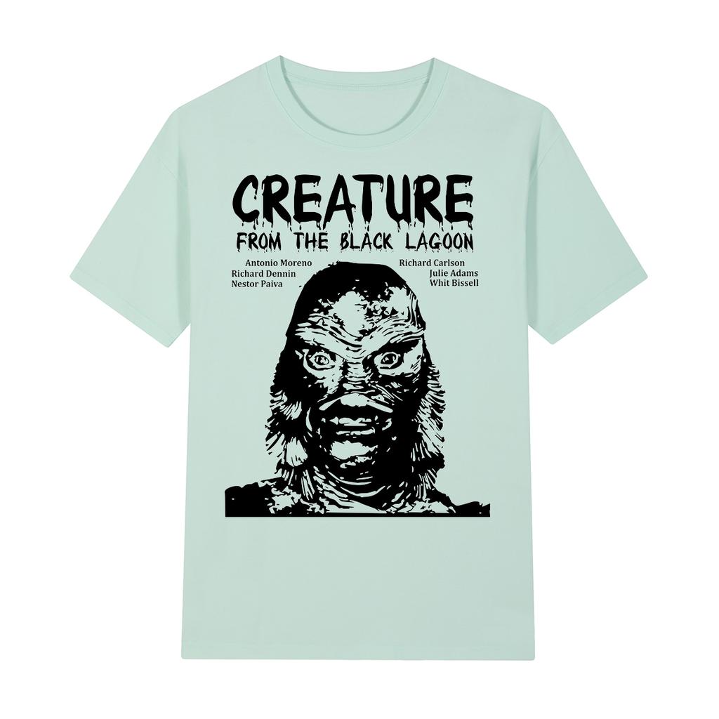Creature from the Black Lagoon Vintage Tshirt Style Black Streetwear Cotton Men T Shirt New Tee Tshirt Womens Tops