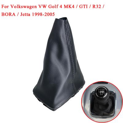 Car Gear Shift Knob Lever Pen Gaitor Boot Cover Case For Volkswagen VW 1999-2004 Golf 4 IV MK4 GTI R32 Bora Jetta Interior Replacement Parts