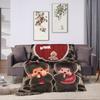 Cute Monchhichis Blankets Coral Fleece Plush Summer  Breathable Super Soft Throw Blanket for Sofa Outdoor Quilt
