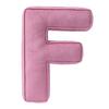 Pink Corduroy Letter Pillow A To Z English Alphabet Throw Pillow Decorative Capital Alphabet Shaped Hugging Cushion Sofa Bedroom Living Room Decor