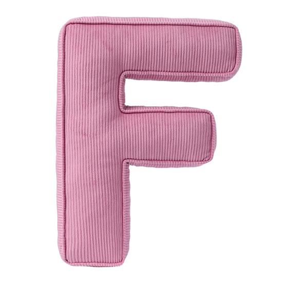 Pink Corduroy Letter Pillow A To Z English Alphabet Throw Pillow Decorative Capital Alphabet Shaped Hugging Cushion Sofa Bedroom Living Room Decor