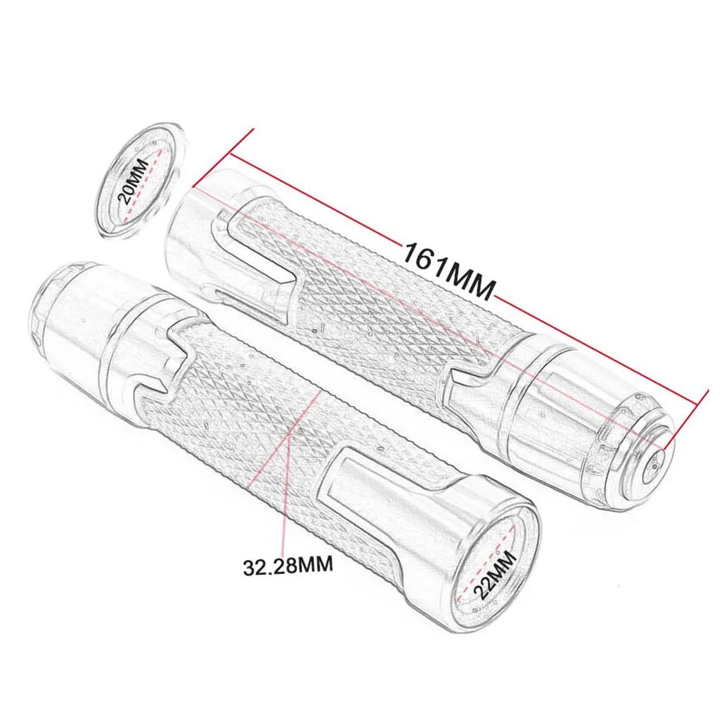HUANGCJ For MT07 MT-07 2025 Motorcycle Brake Clutch Lever Handlebar Handle Grip End Mt07