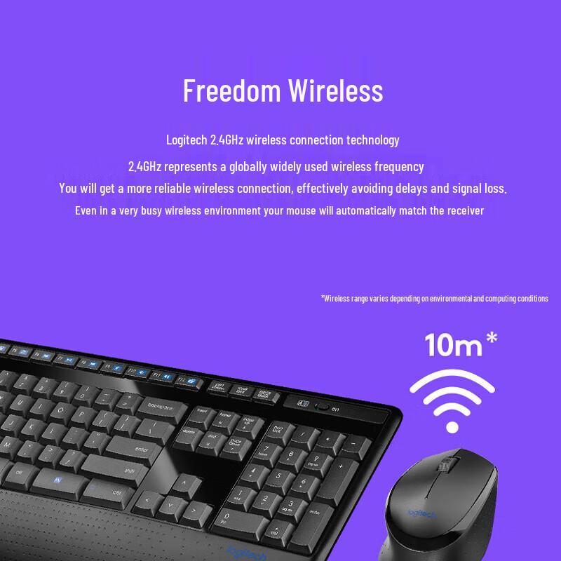 Logitech MK346P Wireless Keyboard and Mouse Set