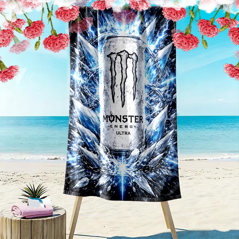 Monster Strandtuch, Vielseitiges Strandtuch Perfekt für Camping und Strandurlaube
