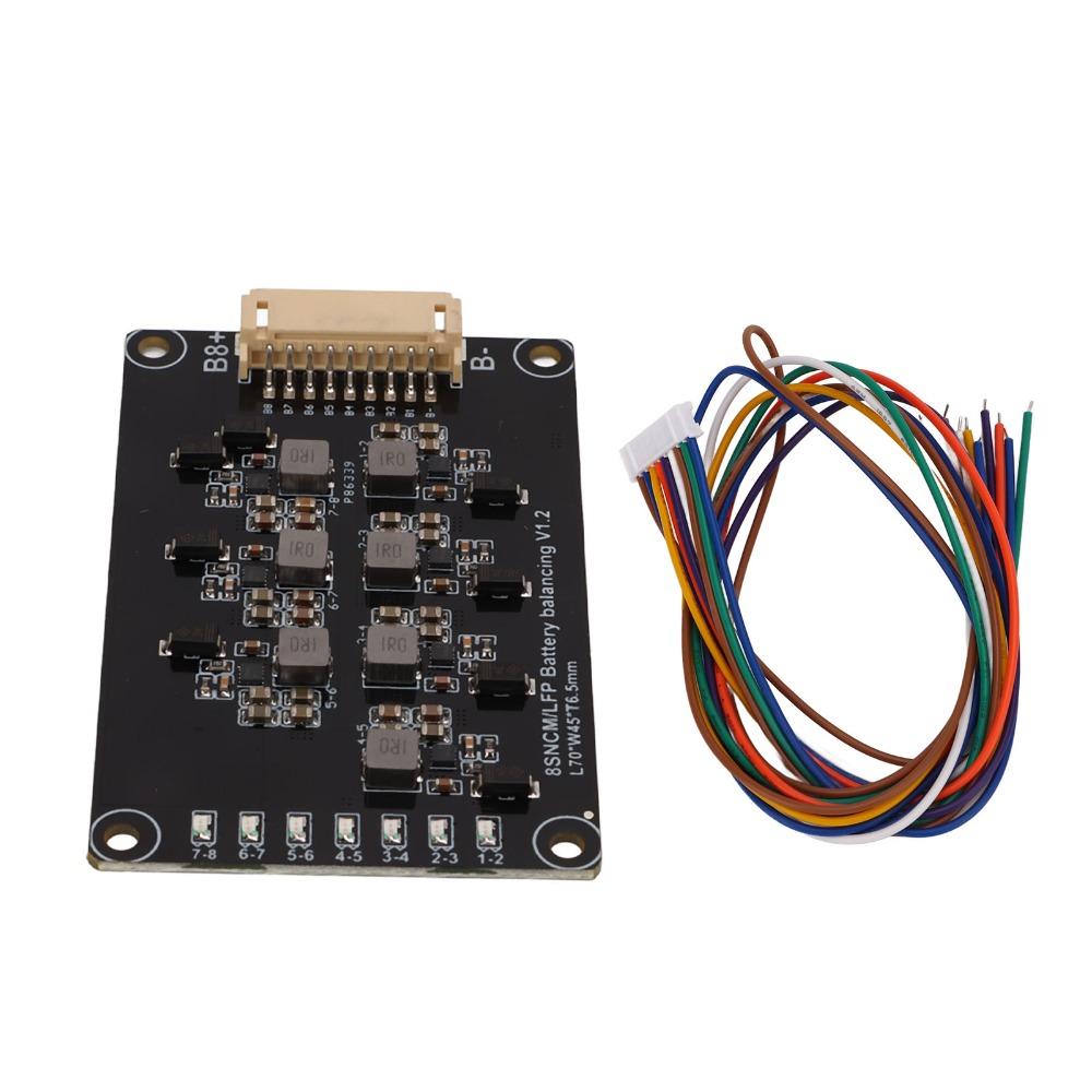 8S 1.2A Battery Active Equalizer Lithium Battery Protection PCB Battery Balancer High Efficiency Inductive Balance