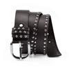 Women's Fashion Rivets Punk Style Wide Belt Casual Multi-color Jeans Accessories Versatile Student Belt
