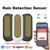 For Tuya ZigBees Rain Sensor Is IP65 Waterproof Supports Remote Rain And Leak Detection Via A Mobile App Boasts Long Batter Life