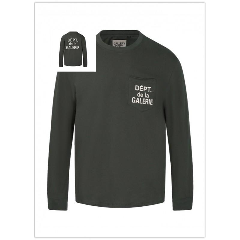 GALLERY DEPT Hoodie Men Women Oversized Cotton Fleece Pullover Sweatshirt Streetwear Loose Fit Long Sleeve