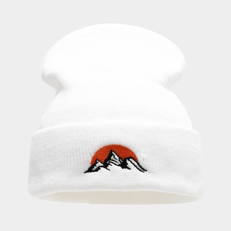 Outdoor sports and leisure warm knitted hats for men and women New mountain sun wool hats