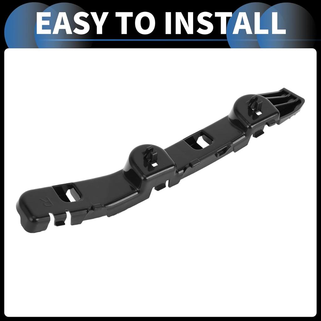 Bumper Support Bracket, Right Side Front Bumper Retainer Bracket Hold Mount No.62220JA01A for Nissan Altima 2007-2012 ABS Plastic Black, 1 Pc