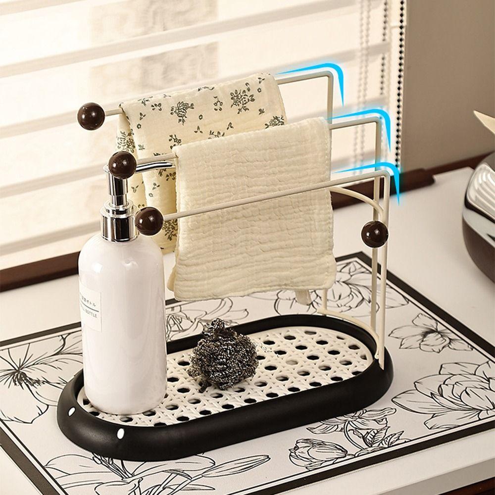 Multi-Layered Dish Rag Holder Household Necklace Display Stand Kitchen Rag Rack  Desktop Display