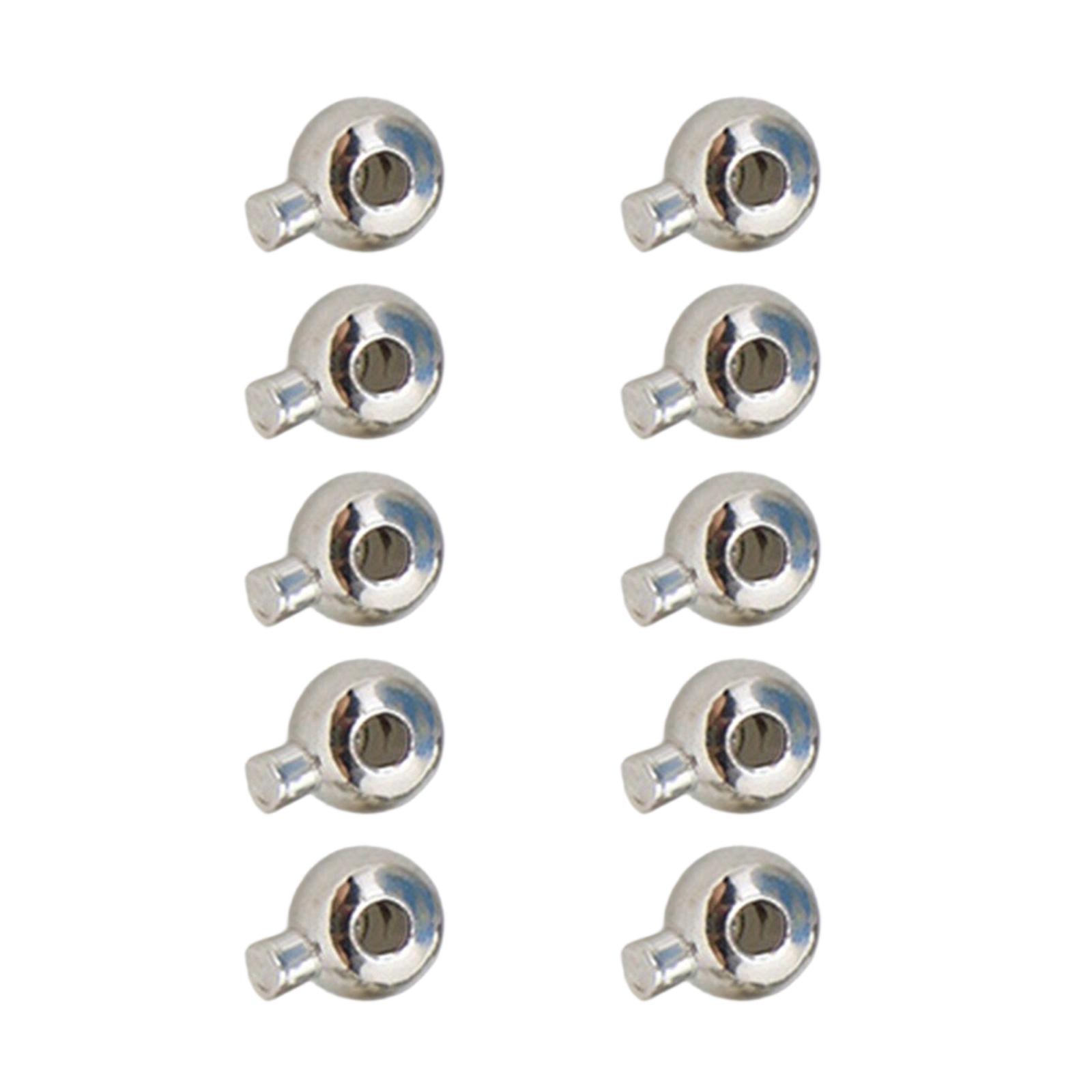 

Набор из 10 многофункциональных ювелирных бусин, набор ювелирных бусин, бусины для изготовления ювелирных изделий, бусины-разделители, сплавная текстура для повседневного ношения 2 белый