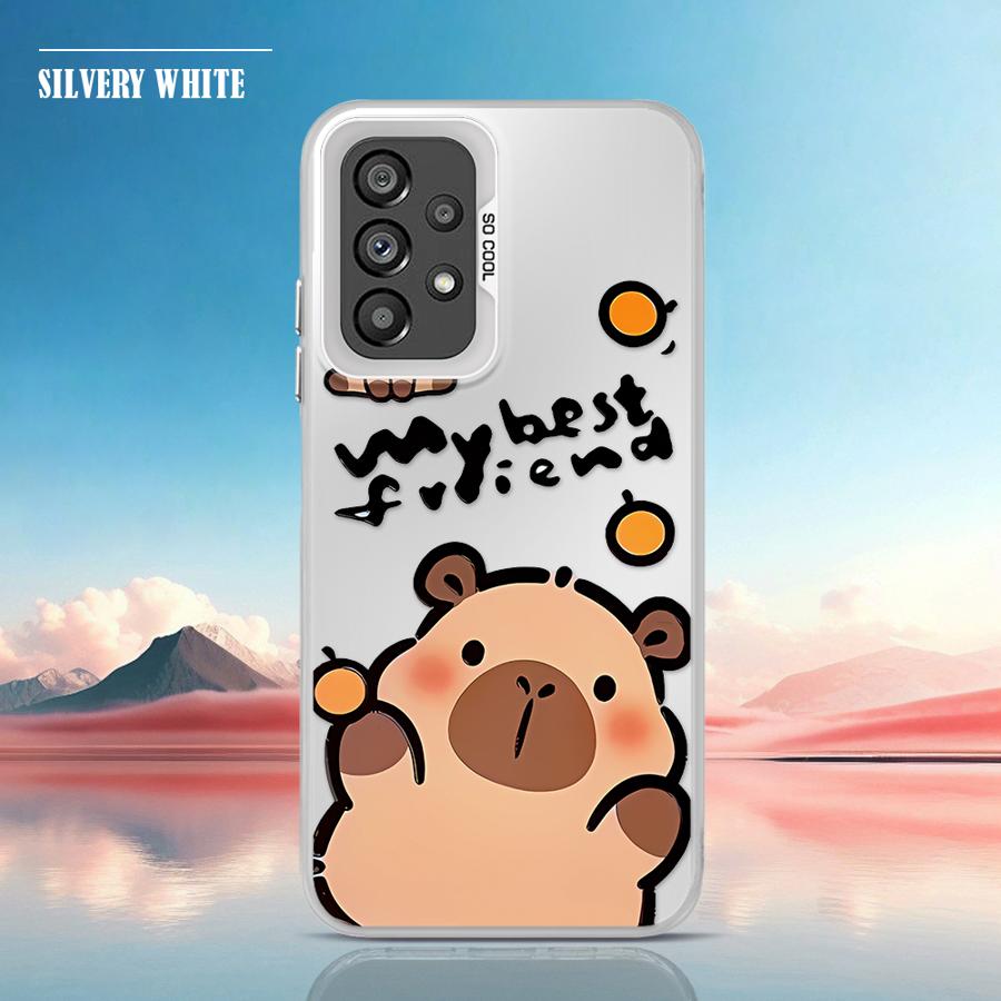 

Soft Cover Phone Case for Samsung Galaxy A55 A35 A51 A56 A26 A36 A72 A53 A71 A52 A54 A73 Cute Capibala Galaxy A26 5G