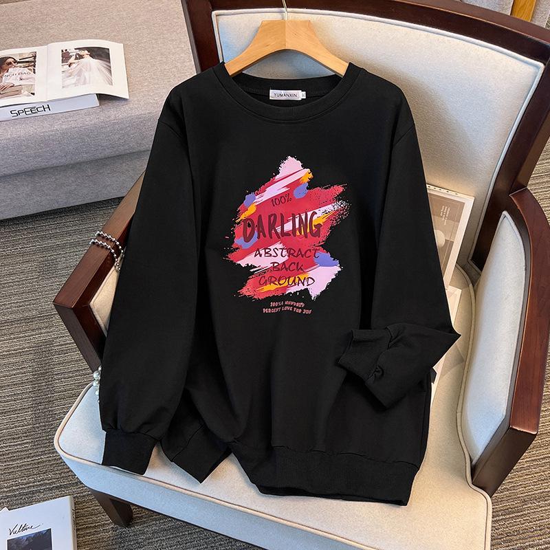 Autumn Hoodie, 200/350 Jin, Oversized Loose Fit, Bust Sizes: 150/160/170-6097