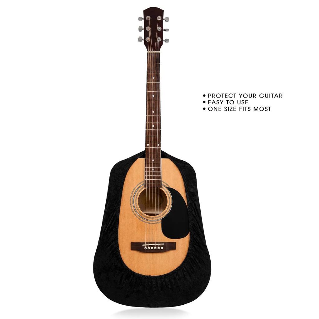 Cubierta de guitarra, protector ajustable, bolsa de concierto eléctrica  acústica, se adapta a la manga protectora para guitarras clásicas,  eléctricas, folclóricas (negro) comprar a buen precio — entrega gratuita,  reseñas reales con