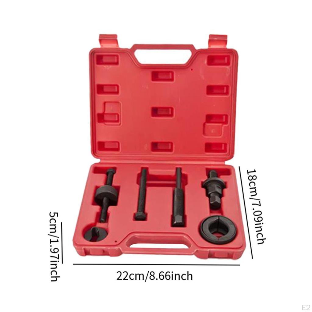 Car Power Steering Pulley Remover Installer Tool Kit, Repair Tools, with Carrying Box, Vehicles