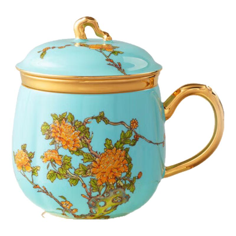 Yongfengyuan Guoci West Lake Blue Tea Cup Set