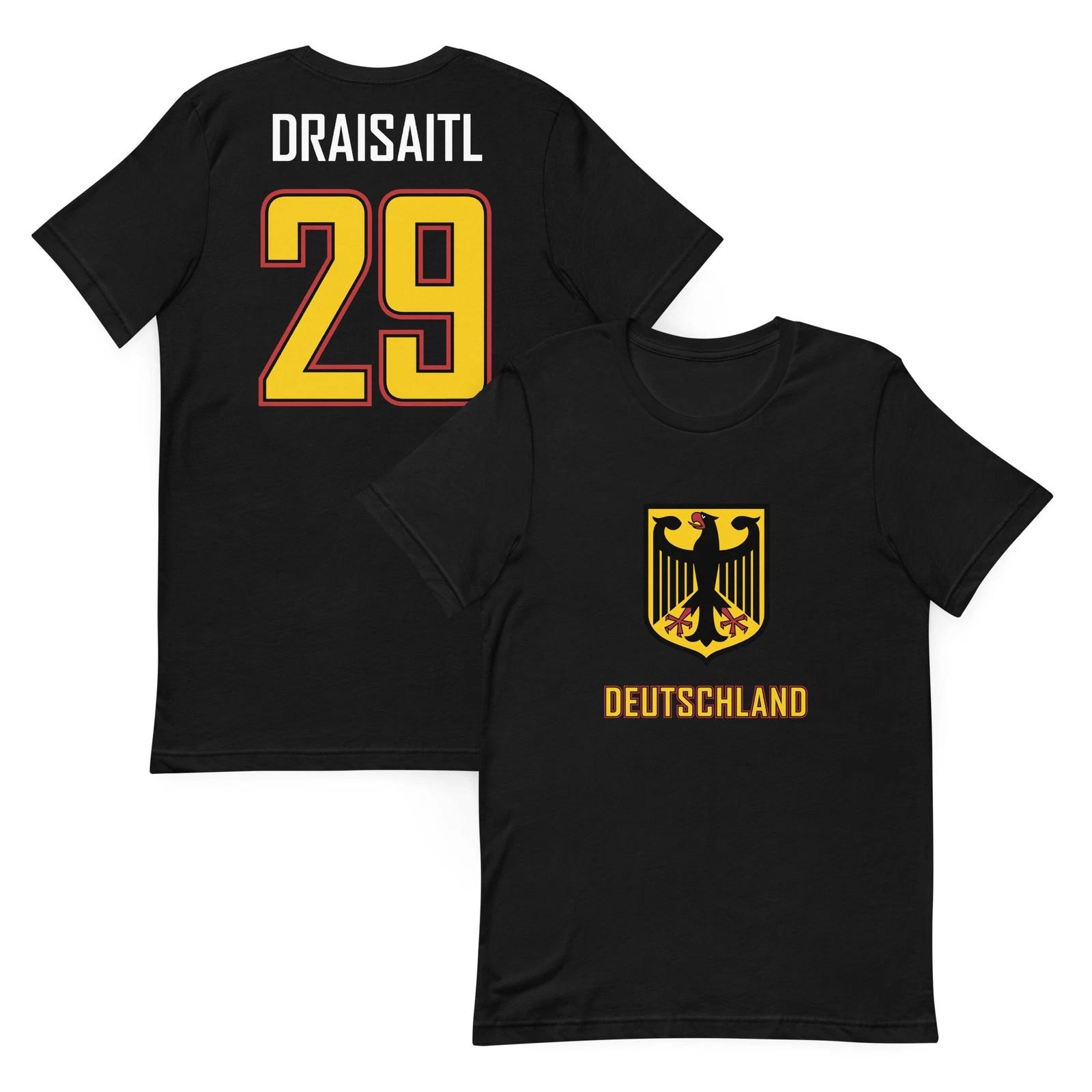 Leon Draisaitl #29 Germany Hockey Jersey Shirt Olympics World Cup Oilers 4XL