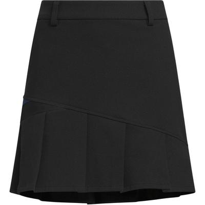 Waterproof Asymmetrical Solid Color Comfortable Casual Skirt Women Skirts Black IM7203