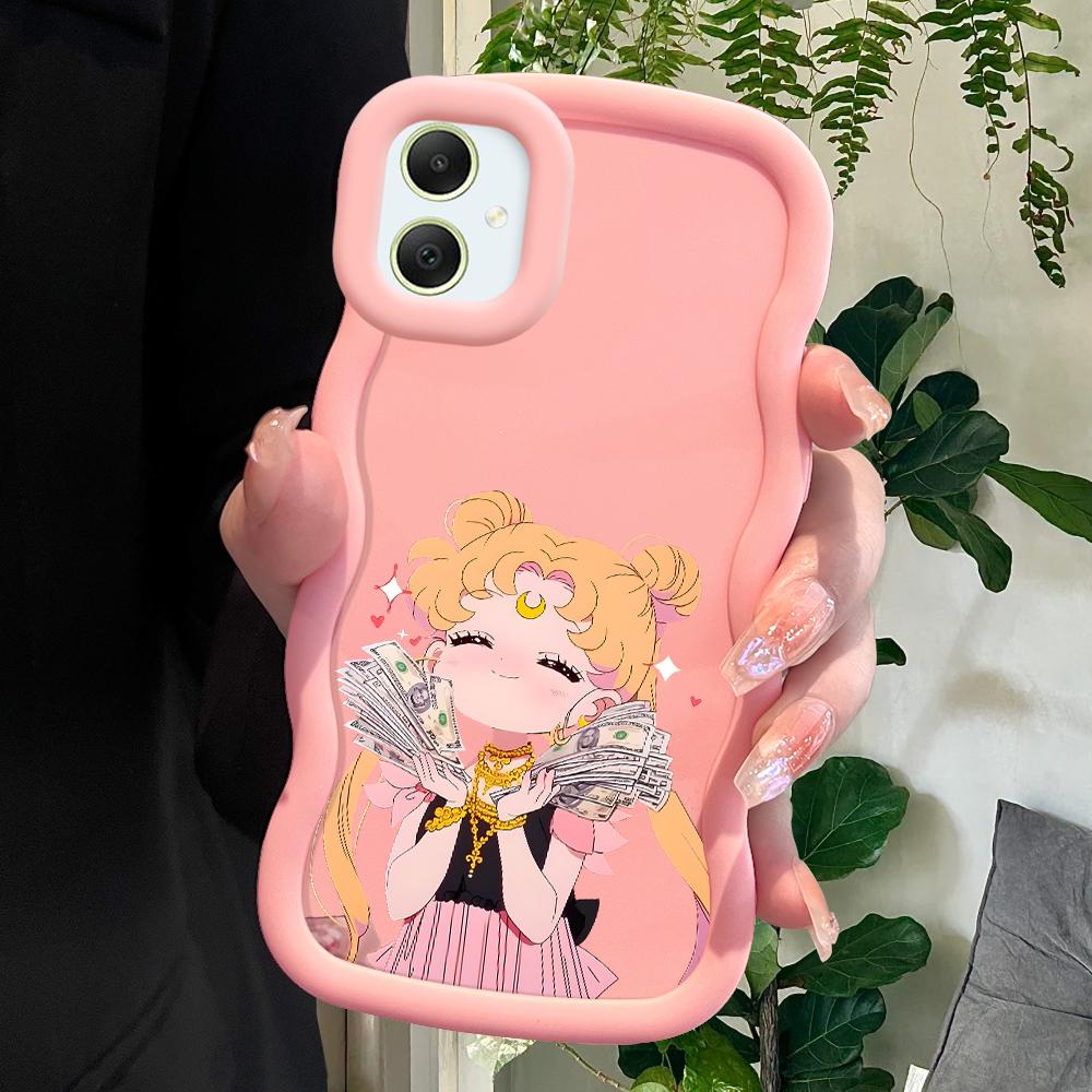 

Мягкий чехол для телефона с милым женским рисунком для Samsung Galaxy A52 A73 A12 A11 S24 Ultra 5G S23 S22 S21 S20 FE Wave Edge, противоударный защитный резиновый чехол Samsung A13 4G/5G розовый