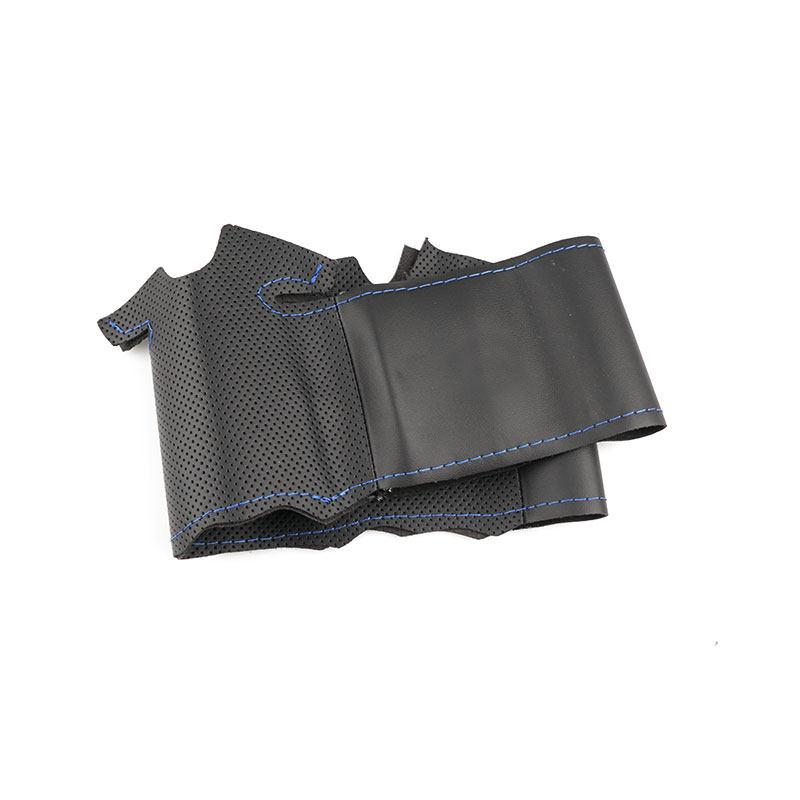 For Mazda MX5 2006-2015 Miata 2009-2014 RX8 CX7 Hand Braid Microfiber Leather Car-styling Steering Wheel Cover Inner Trim