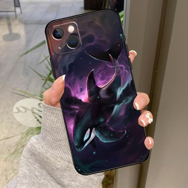 

Killer Whale Case For iPhone 17 Air 16 15 14 13 11 12 Pro Max Plus 12 13 Mini 16e 17 Pro Max Back Cover iPhone 12 mini