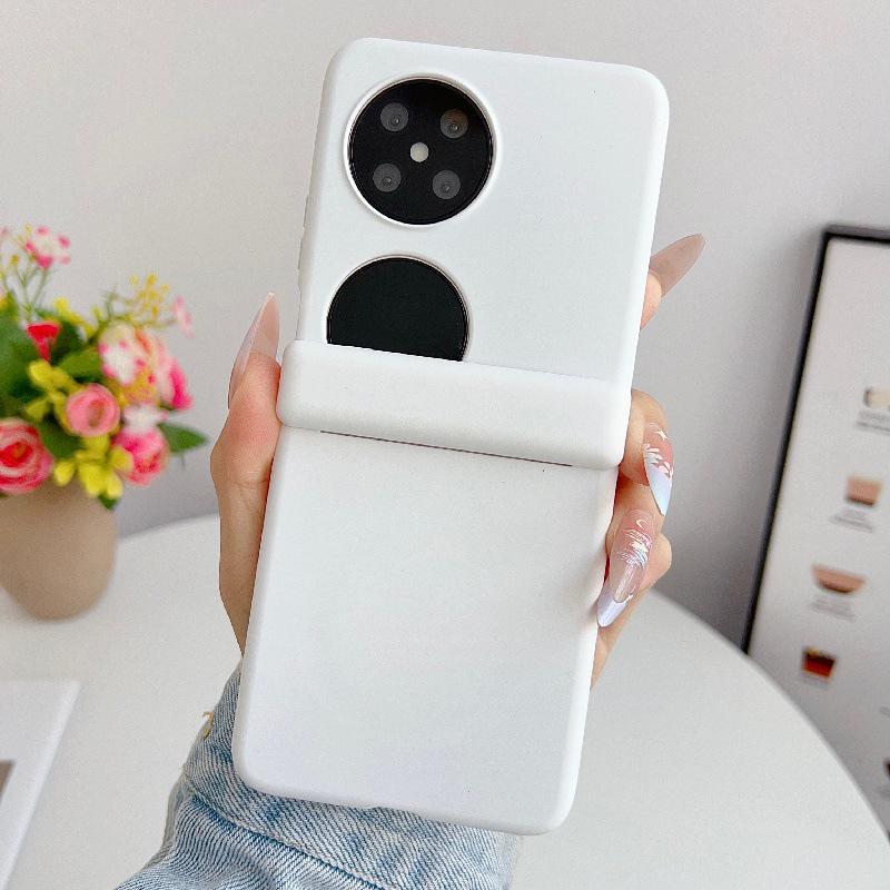 Magnetische effen kleur Huawei Pocket2 hoes - Valbestendig, Opvouwbaar, Scherm & PC Harde beschermhoes