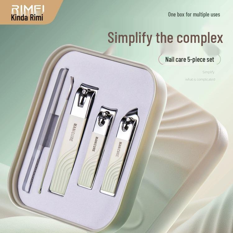 

Jinda Rimei Nail Clipper Set: Toenail Clippers and Scissors for Women