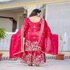 Festive Pink Sharara