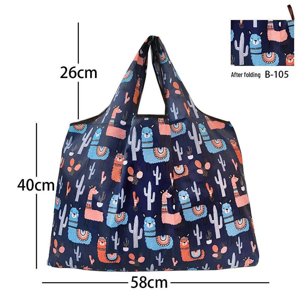 Large Capacity Eco-Friendly Waterproof Foldable Grocery Tote Bag