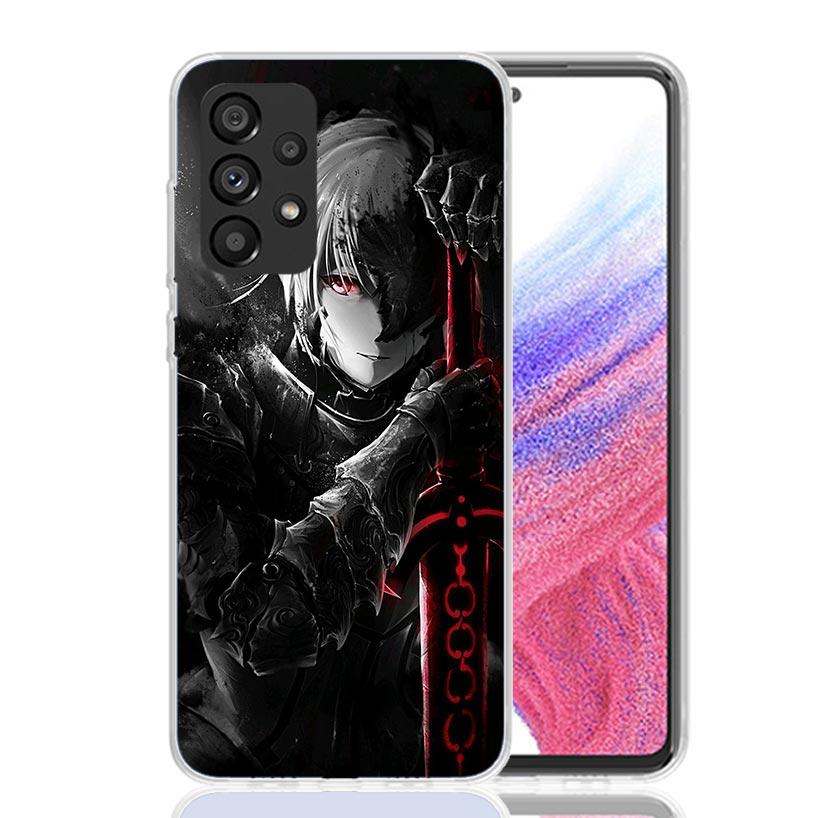 Fate Zero Stay Night Saber Phone Case For Samsung Galaxy A17 A16 A14 A15 A13 A57 A56 A54 A55 A53 A37 A36 A34 A35 A33 A26 A24 A25