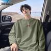 MARK FAIRWHALE Men's Cotton Long Sleeve Crew Neck T-Shirt
